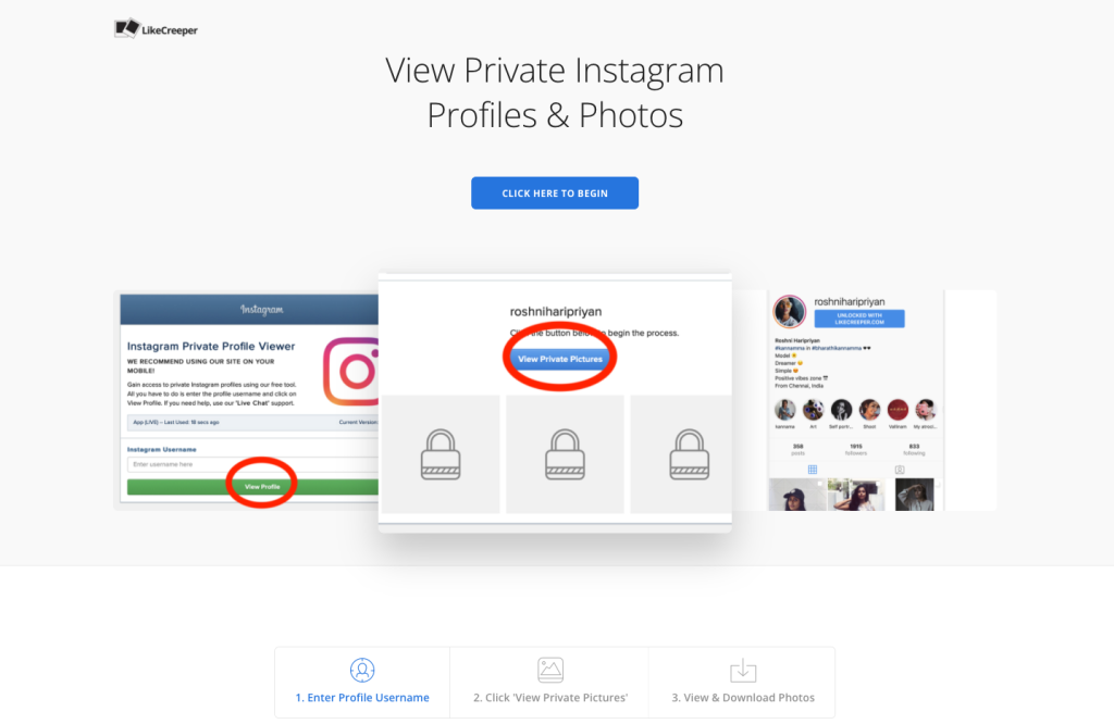 Likecreeper Instagram Viewer