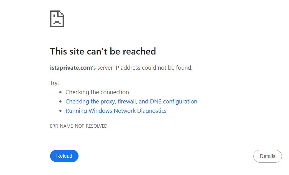 Instaprivate website doesn`t work