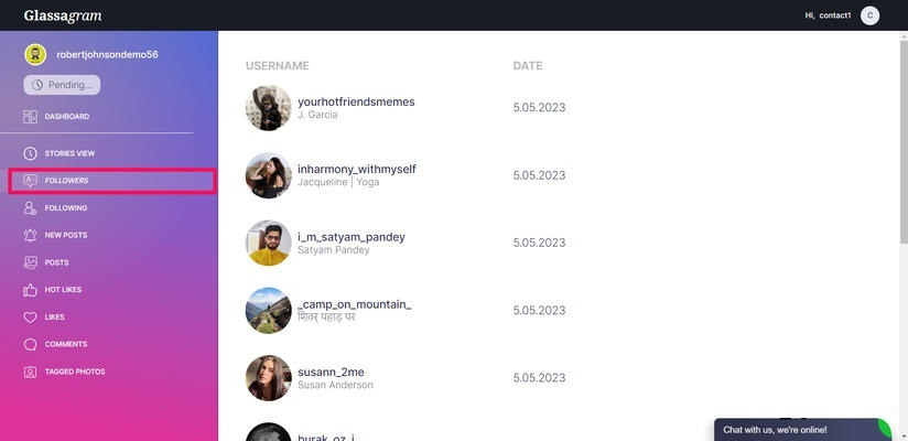 Glassagrm followers Instagram viewer