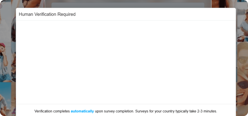 PriSpy offers human verification