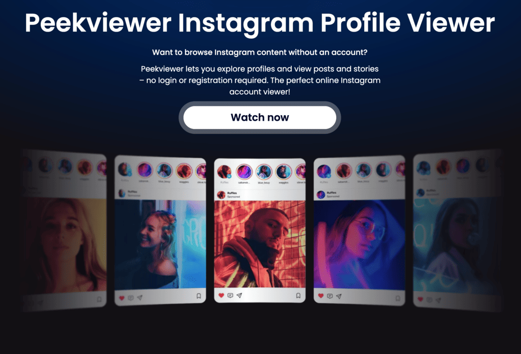 How the Instagram story viewer works: all about Peekviewer