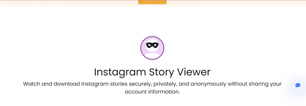 Simpliers Instagram Story Viewer page