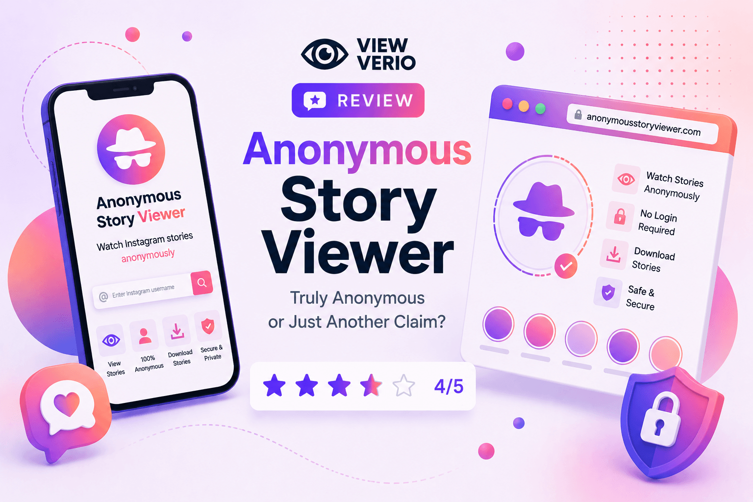 Anonymous story viewer review