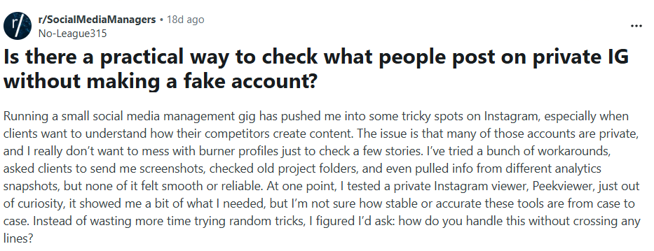 Peekviewer review on Reddit