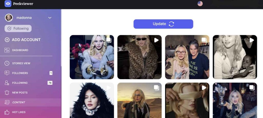 Followe tracker - Peekviewer